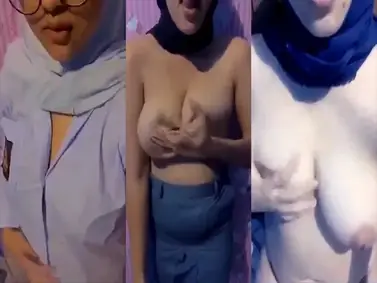 Bokep Indo SMA Hijab Live Remes Nenen poster
